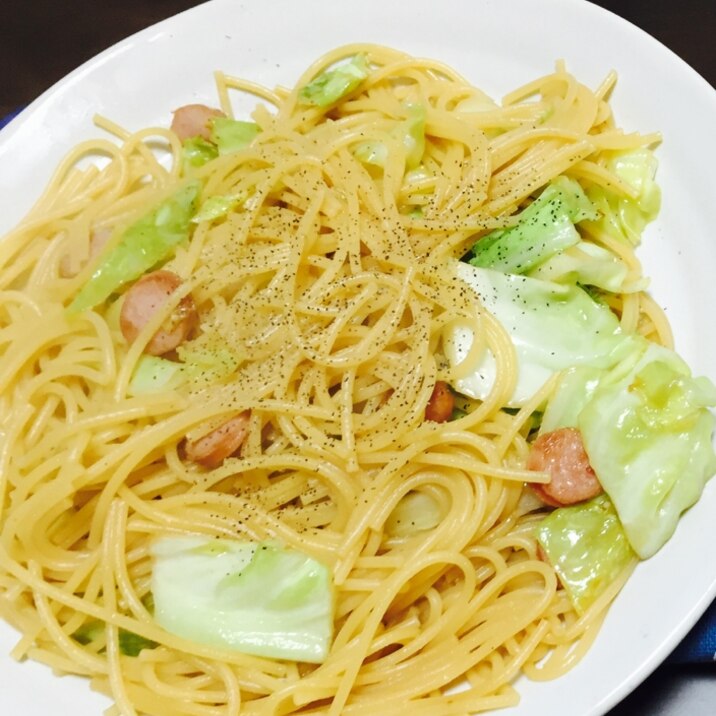 春キャベツのパスタ